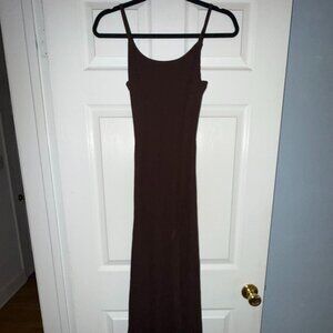DISSH Brown Knit Maxi Dress